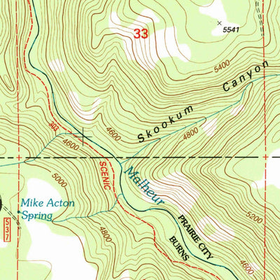 United States Geological Survey Dollar Basin, OR (1996, 24000-Scale) digital map