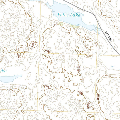 United States Geological Survey Dolly Warden Lake, NE (2021, 24000-Scale) digital map