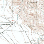 United States Geological Survey Dolomite, CA (1987, 24000-Scale) digital map