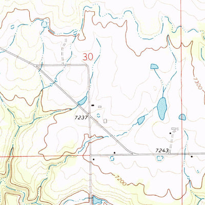 United States Geological Survey Dolores East, CO (1965, 24000-Scale) digital map