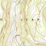 United States Geological Survey Dolores Peak, CO (1953, 24000-Scale) digital map