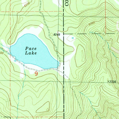 United States Geological Survey Dolores Point South, CO-UT (1985, 24000-Scale) digital map