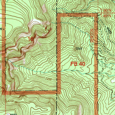 United States Geological Survey Dolores Point South, CO-UT (2001, 24000-Scale) digital map