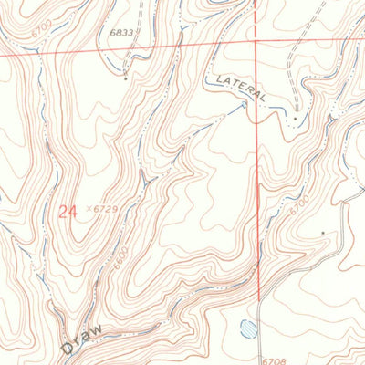 United States Geological Survey Dolores West, CO (1965, 24000-Scale) digital map