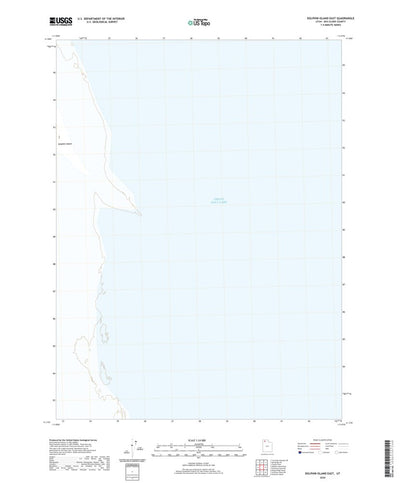 United States Geological Survey Dolphin Island East, UT (2020, 24000-Scale) digital map