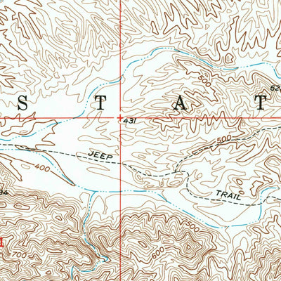 United States Geological Survey Dome, AZ (1955, 24000-Scale) digital map