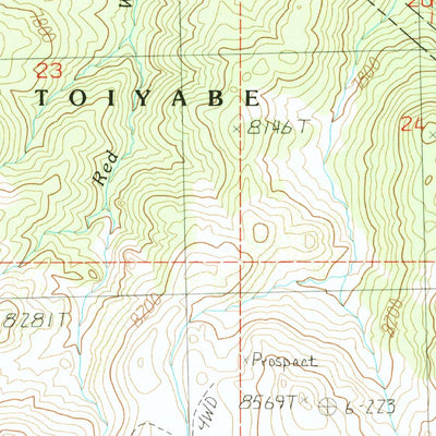 United States Geological Survey Dome Hill, CA-NV (1989, 24000-Scale) digital map