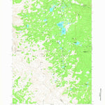 United States Geological Survey Dome Lake, WY (1964, 24000-Scale) digital map