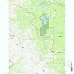 United States Geological Survey Dome Lake, WY (1993, 24000-Scale) digital map