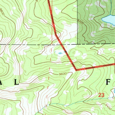 United States Geological Survey Dome Lake, WY (1993, 24000-Scale) digital map