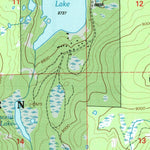 United States Geological Survey Dome Lake, WY (1993, 24000-Scale) digital map