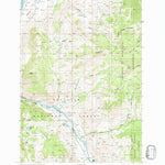 United States Geological Survey Dome Mountain, MT (1986, 24000-Scale) digital map