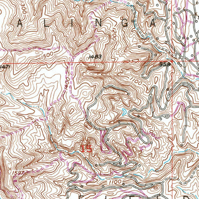 United States Geological Survey Domengine Ranch, CA (1956, 24000-Scale) digital map