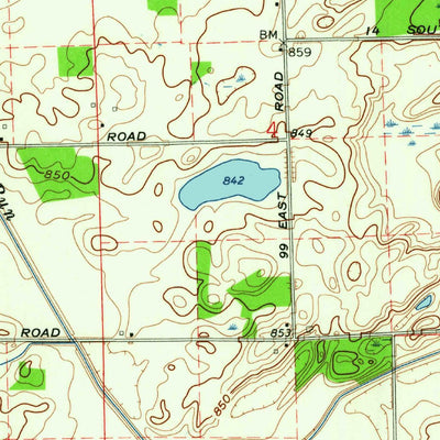 United States Geological Survey Domestic, IN (1962, 24000-Scale) digital map