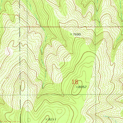 United States Geological Survey Domingo Peak, NM (1982, 24000-Scale) digital map