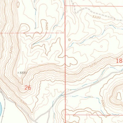 United States Geological Survey Dominguez, CO (1969, 24000-Scale) digital map