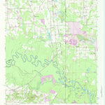 United States Geological Survey Domino, TX-AR (1954, 24000-Scale) digital map