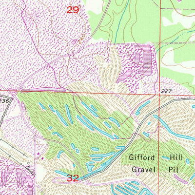 United States Geological Survey Domino, TX-AR (1954, 24000-Scale) digital map