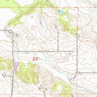 United States Geological Survey Donahue, IA (1953, 24000-Scale) digital map