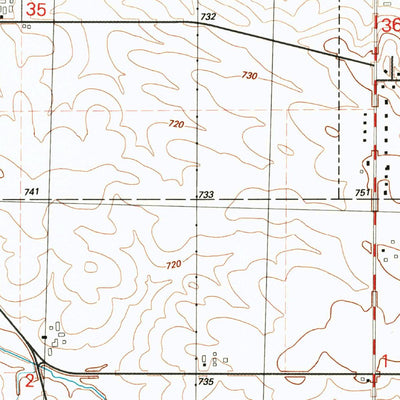 United States Geological Survey Donahue, IA (1991, 24000-Scale) digital map
