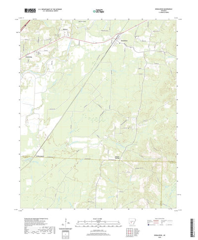 United States Geological Survey Donaldson, AR (2020, 24000-Scale) digital map
