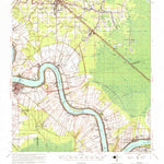 United States Geological Survey Donaldsonville, LA (1965, 62500-Scale) digital map