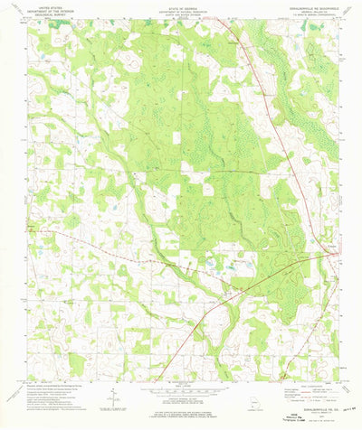 United States Geological Survey Donalsonville NE, GA (1974, 24000-Scale) digital map