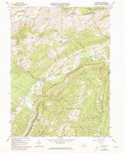 United States Geological Survey Donation, PA (1963, 24000-Scale) digital map