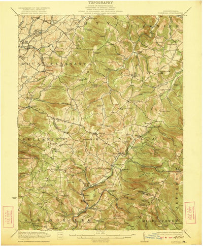 United States Geological Survey Donegal, PA (1922, 62500-Scale) digital map