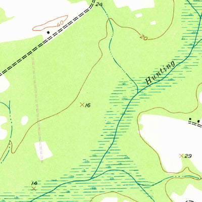 United States Geological Survey Dongola, SC (1943, 24000-Scale) digital map