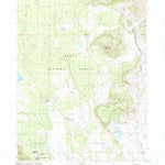 United States Geological Survey Donica Mountain, CA (1990, 24000-Scale) digital map