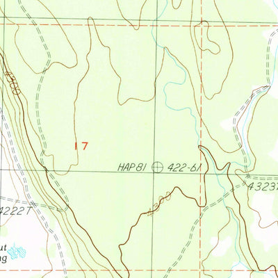 United States Geological Survey Donica Mountain, CA (1990, 24000-Scale) digital map