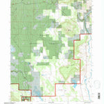 United States Geological Survey Donica Mountain, CA (1993, 24000-Scale) digital map