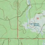 United States Geological Survey Donica Mountain, CA (1993, 24000-Scale) digital map