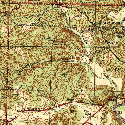 United States Geological Survey Doniphan, MO (1945, 62500-Scale) digital map