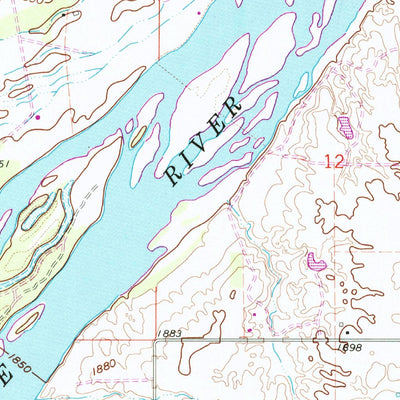 United States Geological Survey Doniphan, NE (1962, 24000-Scale) digital map