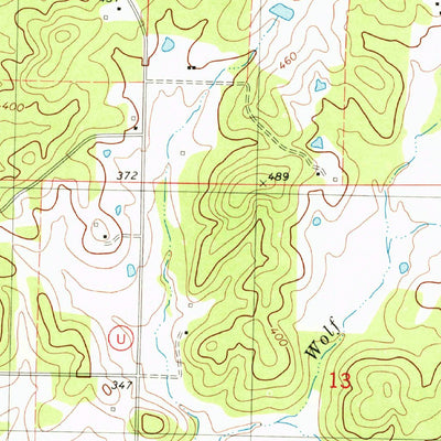 United States Geological Survey Doniphan South, MO (1980, 24000-Scale) digital map