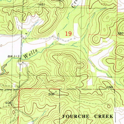 United States Geological Survey Doniphan South, MO (1980, 24000-Scale) digital map