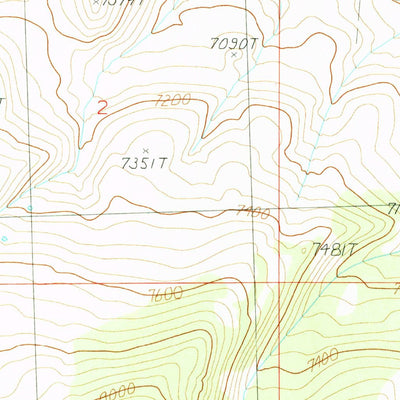 United States Geological Survey Donkey Creek, ID (1989, 24000-Scale) digital map
