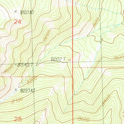 United States Geological Survey Donkey Creek, ID (1989, 24000-Scale) digital map
