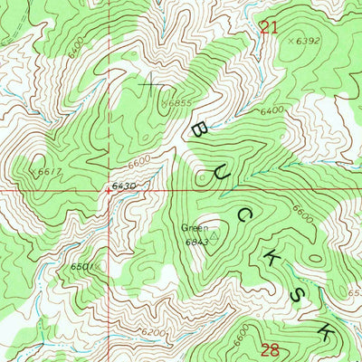 United States Geological Survey Donkey Flat, UT (1965, 24000-Scale) digital map