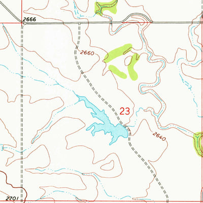 United States Geological Survey Donleys Reservoir, MT (1968, 24000-Scale) digital map