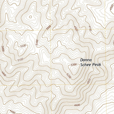 United States Geological Survey Donna Schee Peak, NV (2018, 24000-Scale) digital map