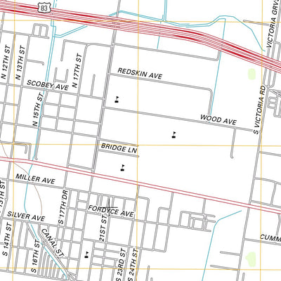 United States Geological Survey Donna, TX (2012, 24000-Scale) digital map