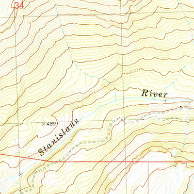 United States Geological Survey Donnell Lake, CA (1979, 24000-Scale) digital map
