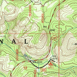 United States Geological Survey Donnell Lake, CA (2001, 24000-Scale) digital map
