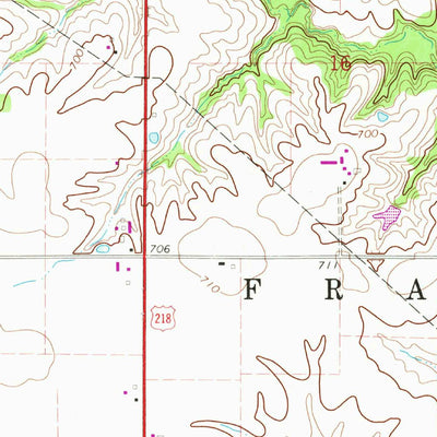 United States Geological Survey Donnellson, IA (1968, 24000-Scale) digital map