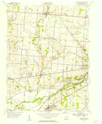 United States Geological Survey Donnelsville, OH (1955, 24000-Scale) digital map