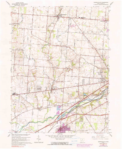 United States Geological Survey Donnelsville, OH (1965, 24000-Scale) digital map