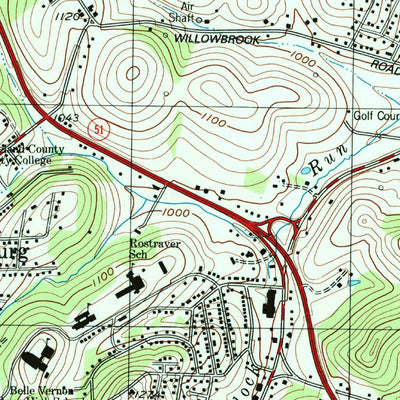 United States Geological Survey Donora, PA (1993, 24000-Scale) digital map